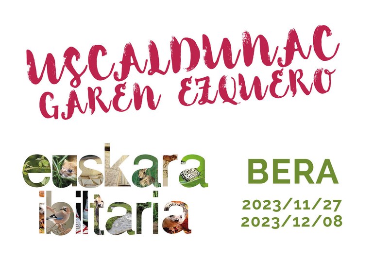 'Euskara ibiltaria' erakusketa ipiniko dute Beran, azaroaren 27tik aurrera