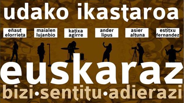'Euskaraz Bizi, Sentitu, Adierazi' ikastaroak ekainean Bilbon 'Euskaraz Bizi, Sentitu, Adierazi' ikastaroak ekainean Bilbon