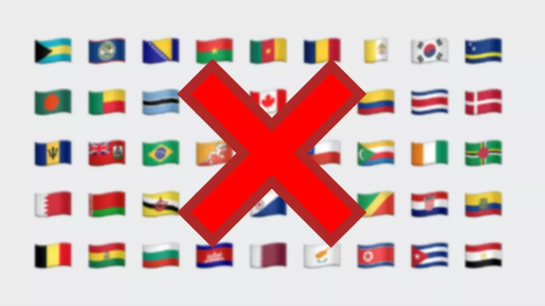 Ez dira banderen emoji gehiago sortuko Ez dira banderen emoji gehiago sortuko