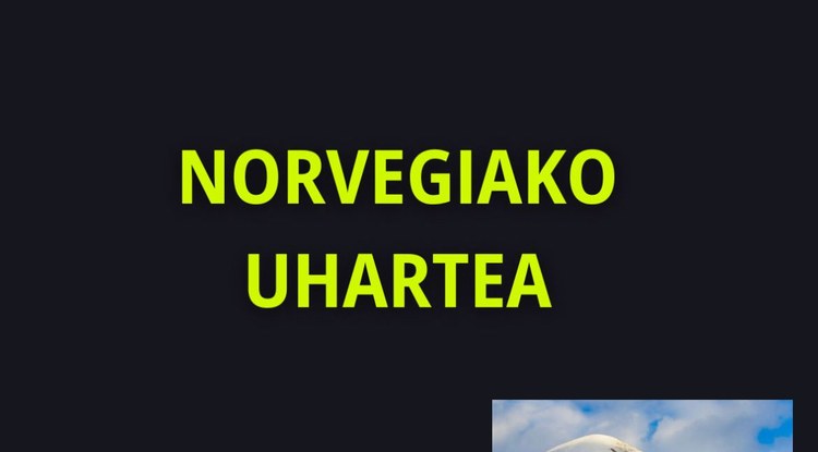 [EZ DUZU SINISTUKO, BAINA...] NORVEGIAKO UHARTE HONETAN DEBEKATUTA DAGO HILTZEA