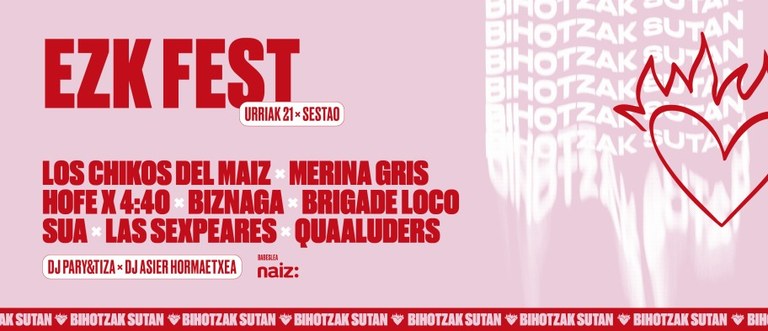 EZK Fest musika jaialdiaren bigarren edizioa Sestaon