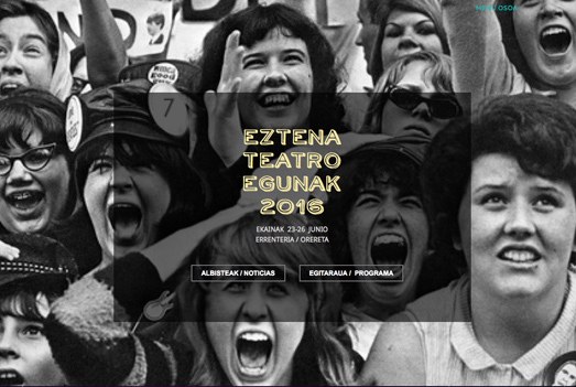 Eztena teatro jaialdiak antzezlan egitarau zabala eskainiko du Oreretan Eztena teatro jaialdiak antzezlan egitarau zabala eskainiko du Oreretan