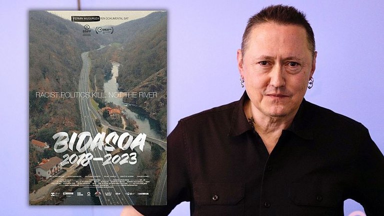 Fermin Muguruzaren 'Bidasoa 2018-2023' dokumentala proiektatuko dute Gasteizko Artium Museoan