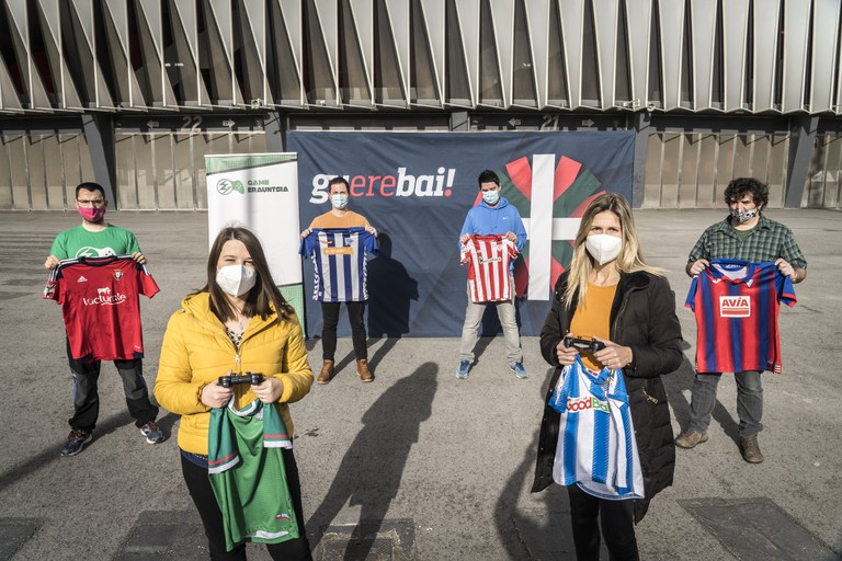 FIFA21 e-kirol Euskal Liga aurkeztu da Bilbon FIFA21 e-kirol Euskal Liga aurkeztu da Bilbon