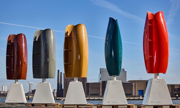 Flower Turbines, tulipan itxurako turbina eoliko berritzaileak