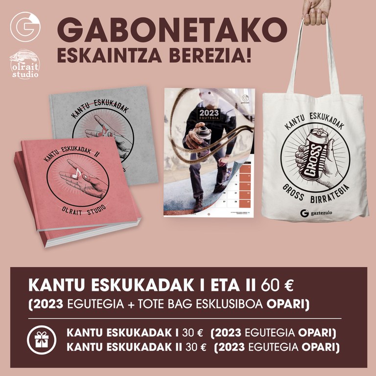 Gabonetarako oparirik onena? Kantu Eskukadak!