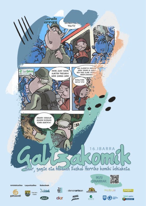 Galtzaundi Euskara Taldeak Ibarra-Galtzakomik komiki lehiaketan parte hartzeko deialdia zabaldu du Galtzaundi Euskara Taldeak Ibarra-Galtzakomik komiki lehiaketan parte hartzeko deialdia zabaldu du