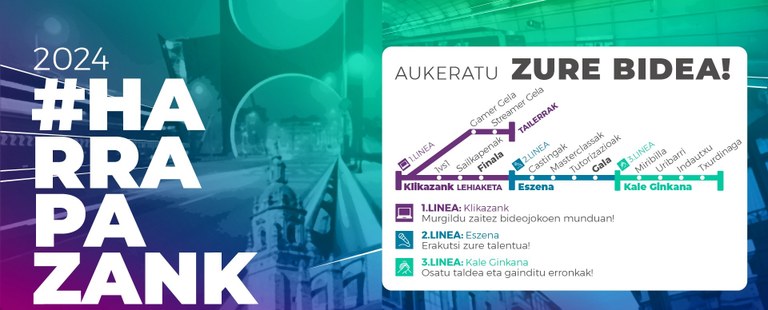Game eta kale ginkana tailerrak egingo dituzte Bilboko 'Harrapazank' gazteentzako aisia-programan Game eta kale ginkana tailerrak egingo dituzte Bilboko 'Harrapazank' gazteentzako aisia-programan