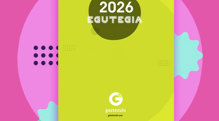 Eskuratu Gaztezuloren 2026ko egutegia!