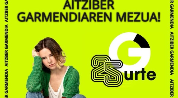 [GAZTEZULOREN 25.URTEURRENA] AITZIBER GARMENDIAREN MEZUA