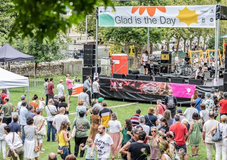 'Glad is The Day' musika jaialdia izango da igandean Donostiako Cristina Enea Parkean