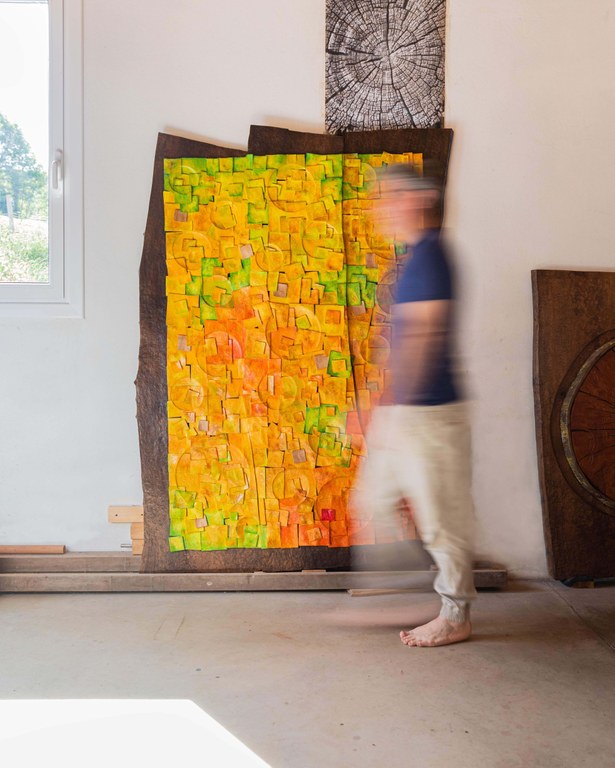 Gotzon Huegun eskultoreak 'Arbasoak' erakusketa zabaldu du