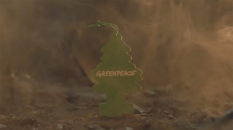 Greenpeace GKEak baso erreen usaina duen autoko aire-gozagarria sortu du