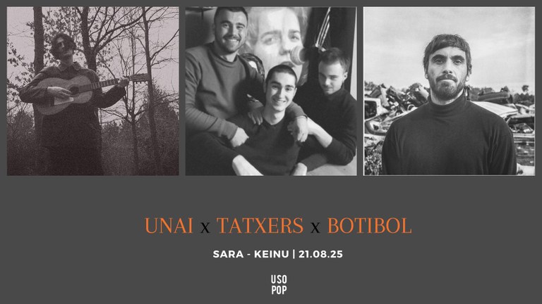 Hiru kontzertu antolatu ditu Usopop jaialdiak Hiru kontzertu antolatu ditu Usopop jaialdiak