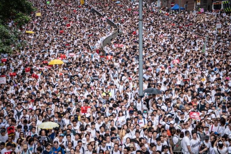 Teknologiaren erabilera sortzailea Hong Kong-eko protesten antolakuntzan Teknologiaren erabilera sortzailea Hong Kong-eko protesten antolakuntzan