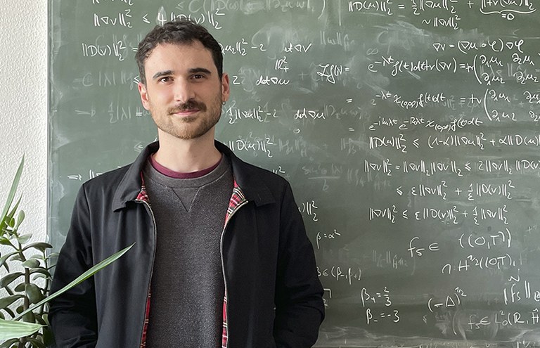Iker de las Heras matematika-ikerlariak Reinhold Baer Saria lortu du Iker de las Heras matematika-ikerlariak Reinhold Baer Saria lortu du