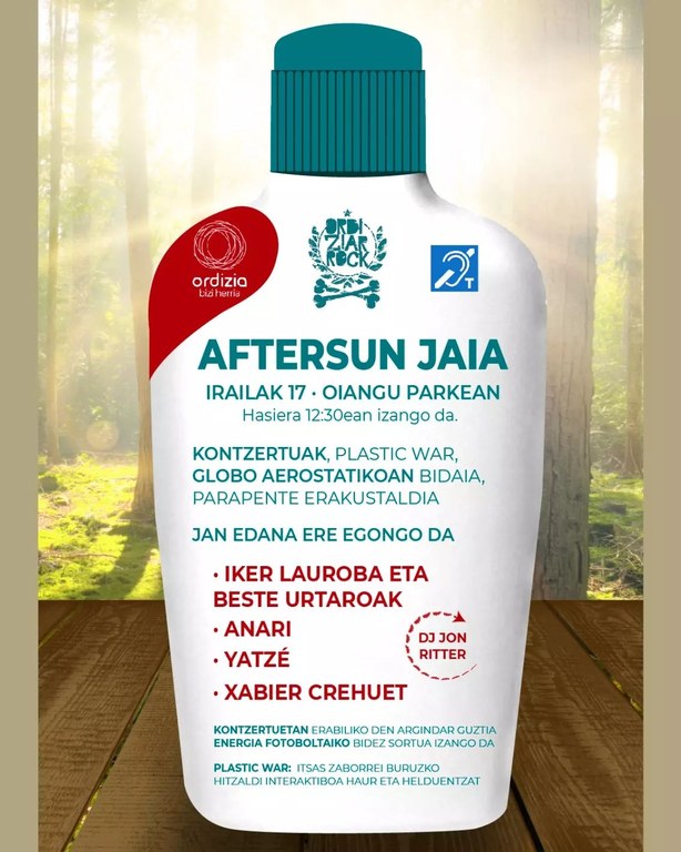 Iker Lauroba eta Beste Urtaroak, Anari, eta Xabier Crehuet izango dira, besteak beste, Ordiziako Aftersun jaialdian