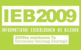 Informatikari Euskaldunen Bilkura 2009 Informatikari Euskaldunen Bilkura 2009