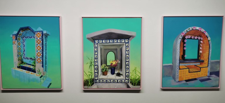 Iosu Zapata artistaren 'Paradisu ibiltari baten zaletasunak’ erakusketa zabaldu dute Iruñean