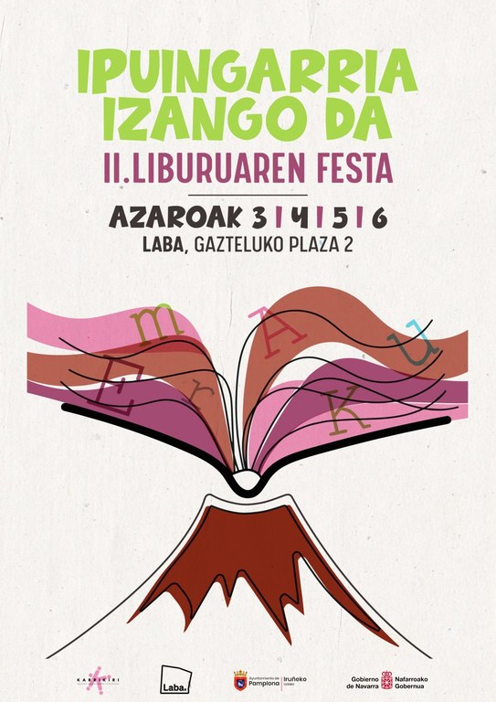 'Ipuingarria izango da' liburuaren festa egingo dute Iruñean