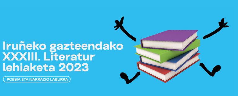Iruñeko gazteentzako poesia eta narrazio laburreko literatur lehiaketarako deialdia egin du udalak