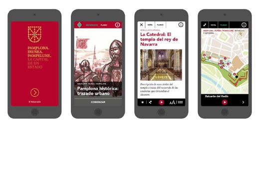 Iruñeko historia kalez kale ezagutzeko app-gida sortu dute Iruñeko historia kalez kale ezagutzeko app-gida sortu dute