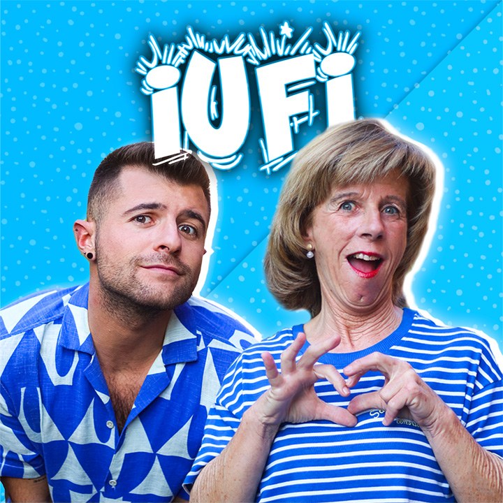 'Iufi!' bideopodcasta estreinatu dute Iban Garciak eta haren ama Maite Azpiazuk