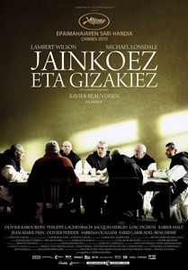 'Jainkoez eta gizakiez' filma euskaraz Donostian eta Bilbon 'Jainkoez eta gizakiez' filma euskaraz Donostian eta Bilbon