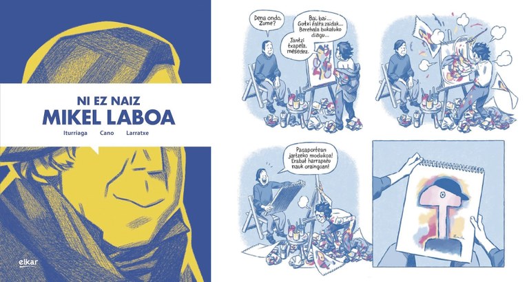 Joseba Larratxe: “Gaur egun euskal komikia  boladan dago eta zorioneko gaude”