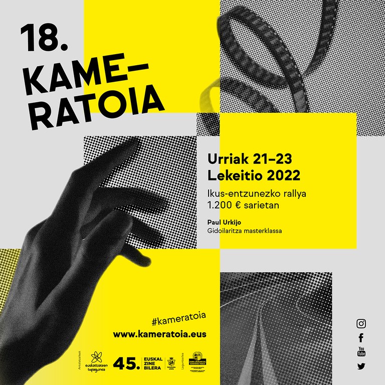 'Kameratoia' lehiaketan, euskarazko film laburren rallyan, izena emateko epea zabaldu dute