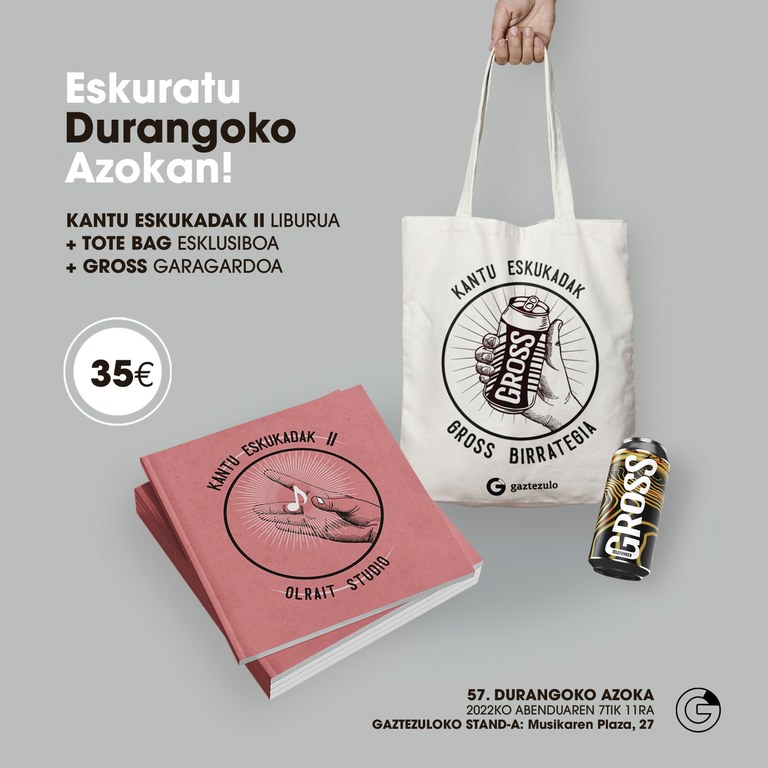 'Kantu Eskukadak II'-ren bilduma berezia! 'Kantu Eskukadak II'-ren bilduma berezia!