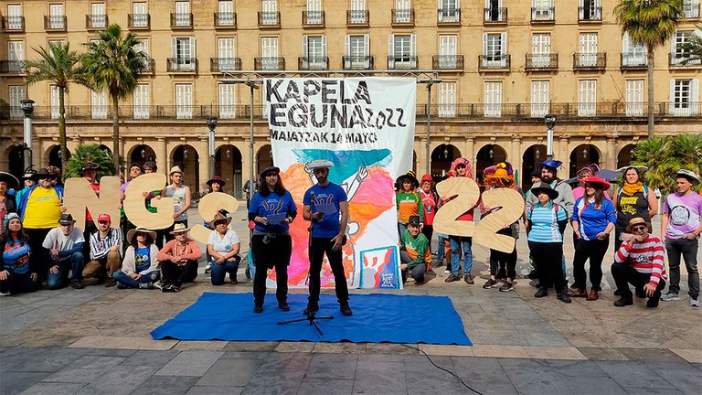 'Kapela Eguna' egingo dute larunbatean Bilboko Konpartsek, Aste Nagusirako 100 egun falta direla ospatzeko 'Kapela Eguna' egingo dute larunbatean Bilboko Konpartsek, Aste Nagusirako 100 egun falta direla ospatzeko
