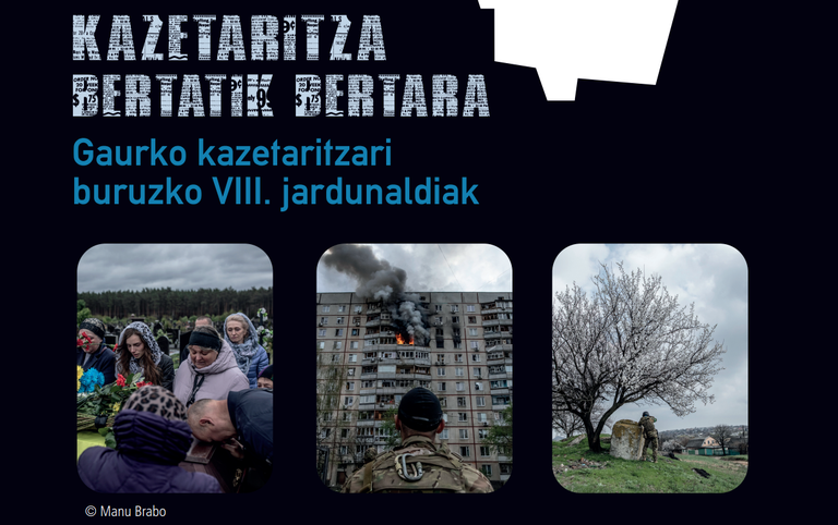 'Kazetaritza, bertatik bertara' jardunaldiak antolatu dituzte Gasteizen