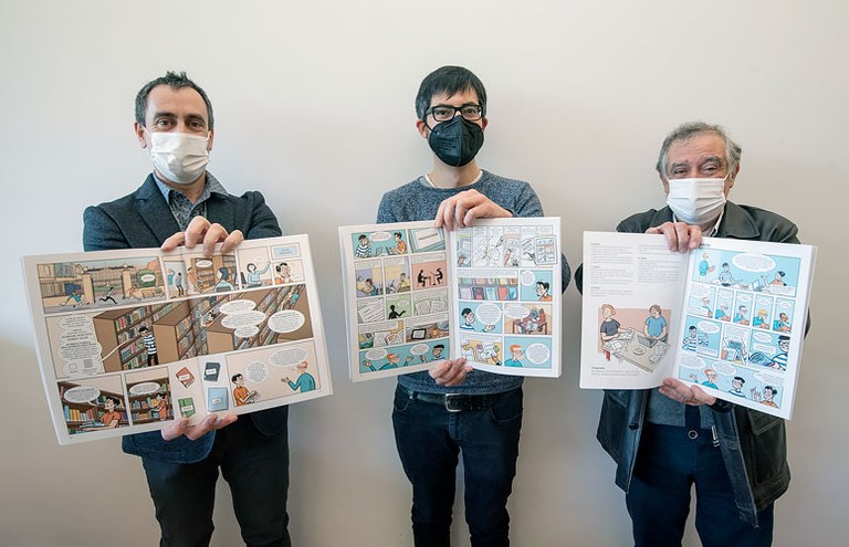 Komikiari buruz irakasteko komikia kaleratu du EHU-k Komikiari buruz irakasteko komikia kaleratu du EHU-k