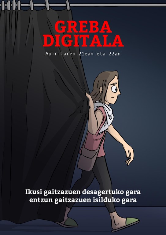 Gaur eta bihar ia 1.000 kultur eragile greba digitalera batu dira Gaur eta bihar ia 1.000 kultur eragile greba digitalera batu dira