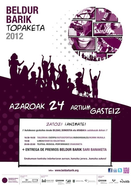 Larunbat honetan Beldur Barik topaketak Gasteizen Larunbat honetan Beldur Barik topaketak Gasteizen