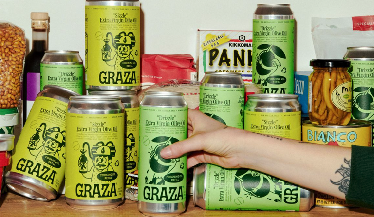 Lata hauek ez dira uste duzuna, oliba olioa dute barruan!