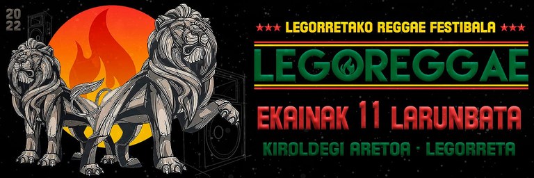 Legorretako reggae jaialdia bihar izango da Legorretako reggae jaialdia bihar izango da