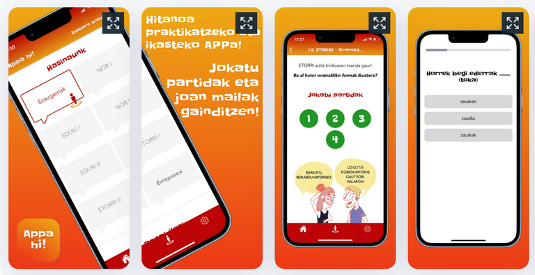 App hi! aplikazioaren bitartez lehiaketetan parte hartu eta hauek antolatzeko aukera
