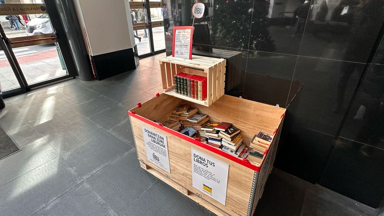 Liburu-bilketa solidarioa Bilbon