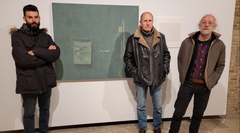 Literatura, musika, pintura eta argazkigintza batzen dituen erakusketa jarri dute Iruñean Literatura, musika, pintura eta argazkigintza batzen dituen erakusketa jarri dute Iruñean