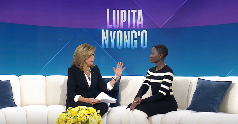 Lupita Nyong'o aktorea umetokiko miomen inguruko ikerketa bultzatzen ari da