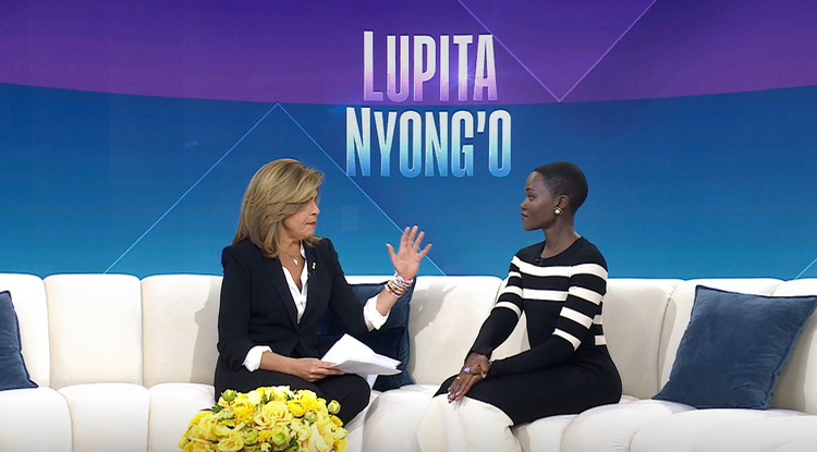Lupita Nyong'o aktorea umetokiko miomen inguruko ikerketa bultzatzen ari da
