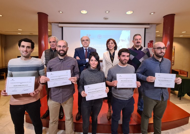 Maitane Basasoro, Manu Araolaza, Beñat Garaio, Eneko Iradier eta Iñigo Arrazolak jaso dute Euskarazko Tesien Koldo Mitxelena Saria