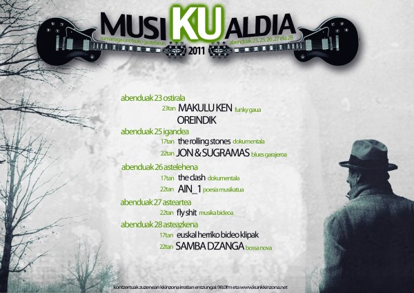 Makulu Ken eta Oreindik taldeek hasiko dute gaur MusiKUaldia Makulu Ken eta Oreindik taldeek hasiko dute gaur MusiKUaldia