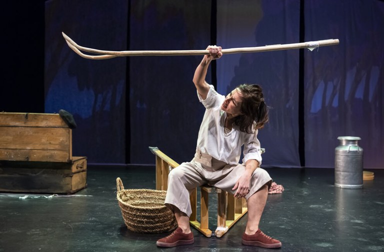 Markeliñe konpainiaren 'Ganbara' antzezlana izango da bihar Iruñean