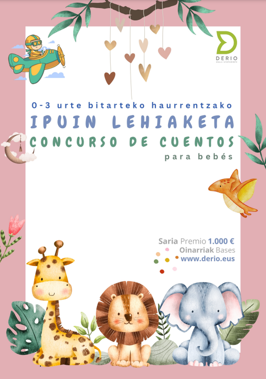 Martxan da Derioko 'Gureneren ipuinak' ipuin-lehiaketaren lehen edizioa