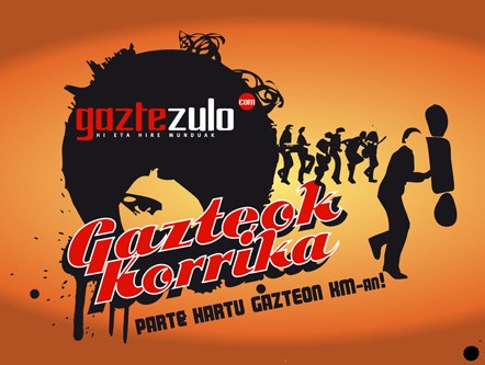 Martxoaren 24an, 18.Korrikaren azken egunean Baionan, osatu Gazteon Kilometroa GAZTEZULOrekin Martxoaren 24an, 18.Korrikaren azken egunean Baionan, osatu Gazteon Kilometroa GAZTEZULOrekin