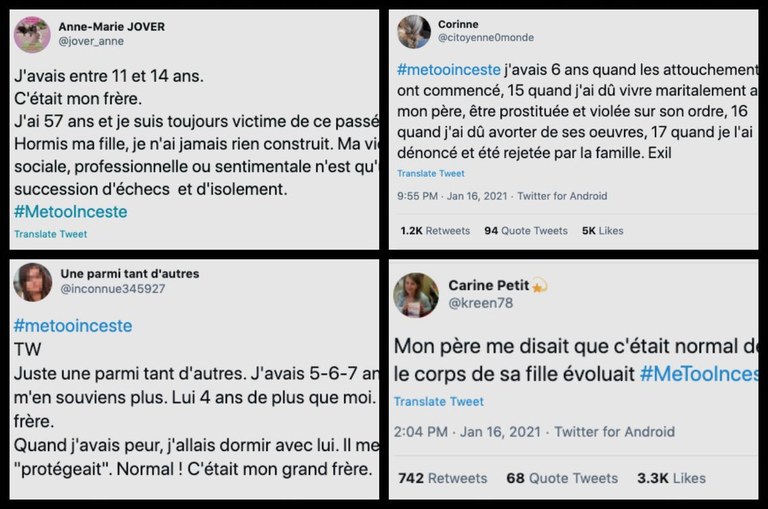 '#MetooInceste', Frantziako aldarri biral berria '#MetooInceste', Frantziako aldarri biral berria