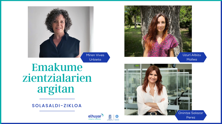 Miren Vives zientzialariarekin solasaldia izango da gaur Donostian Miren Vives zientzialariarekin solasaldia izango da gaur Donostian